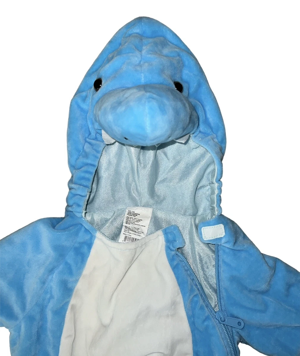 Baby Shark Soft Halloween Costume Unisex Size 0 6M Hyde Eek