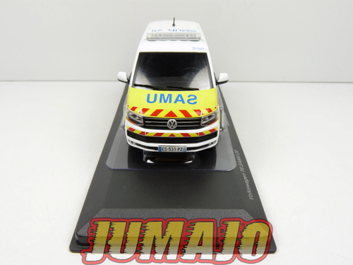 OD88 Voiture 1/43 ODEON : VOLKSWAGEN T6 SAMU 28 Ambulance - Foto 5 di 7