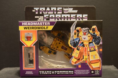 Transformers G1 Retro Headmaster AUTOBOT WEIRDWOLF NIB Walmart EXCLUSIVE MINT
