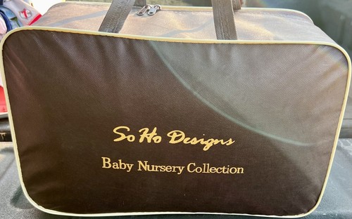 Soho Designs Crib Bedding Set Blue Sailboat Design - New - Picture 3 of 3