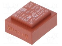 Transformator: üBerzogen 0,6VA 12V 50Ma 230VAC Montage: Pcb 44015