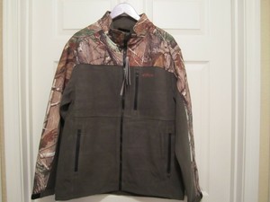 windproof camo fleece jacket