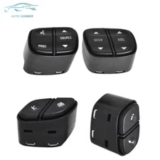 4pcs Steering Wheel Switch Control Buttons For 2003-2007 Silverado GMC Sierra