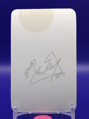 BTS Jimin ジミン　 サイン入り　公式　ポストカード JIMIN BTS Signed Photocard K-POP Goods Photo Card Cards From
