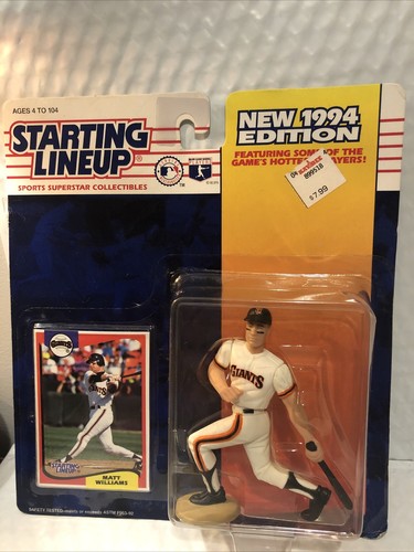 MATT WILLIAMS 1994 Starting Lineup Action Figure SF Giants - Picture 2 of 4