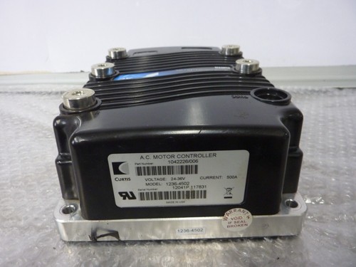 Curtis AC motor Controller 1236-4502 500A 1042226/006  24-36V (24609) - Picture 1 of 9
