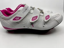 Womens size 40 white Cyclingdeal bike shoes