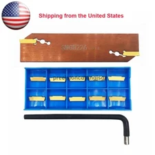 SMGB26-2 + MGMN200-G Steel Grooving Tool with Gold TiN Coating & Cutter Plate