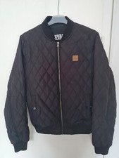 super Bomber-Jacke Urban Classics Gr. S, leichte Winterjacke schwarz