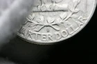 1963-D Washington Quarter Silver re-punched D CIRCULATED