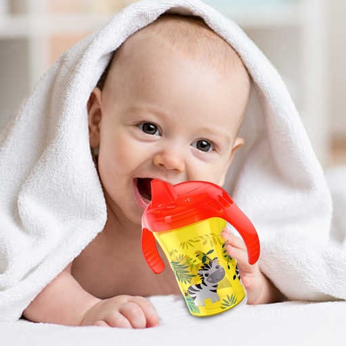 1/2xLearning Sippy Cup for Toddler Bottle Transition Cup for Milk with 2 Handles - Picture 10 of 20