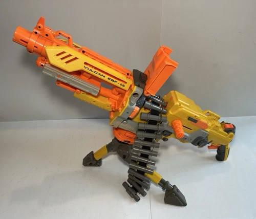 Nerf N-Strike Vulcan EBF-25 Blaster with Ammo Belt and Tripod CHECK DESCRIPTION