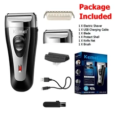 Electric Facial Shaver Trimmer Beard Cutting Men's Shaving Machine Rechargeable