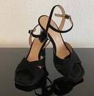 Unisa Damen Sandalen mit Absatz, Wildleder Schuhe,   Gr. 39, mit Karton