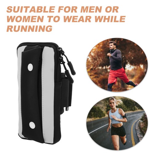 Sports Phone Arm Bag Band Armband Fitness Men Women Exercise for Running - Photo 6 sur 12