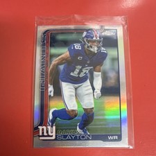 Topps Chrome Darius Slayton #226 Refractor New York Giants Football 2025