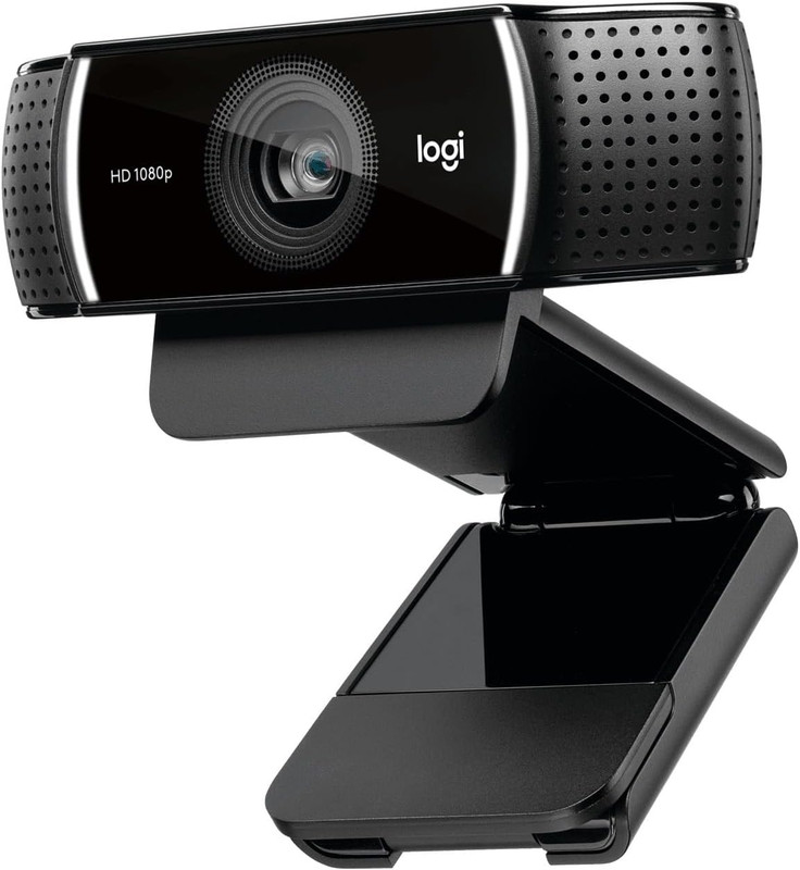 Logitech C922 Pro Stream Webcam, HD 1080P/30Fps or HD 720P/60Fps Hyperfast Strea