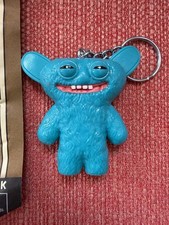 New Fuggler Bag Clip Keychain Series 4 Blue Grin Grin Common Key Charm