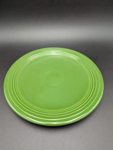 Fiestaware Homer Laughlin  12.25" Green Chop Plate