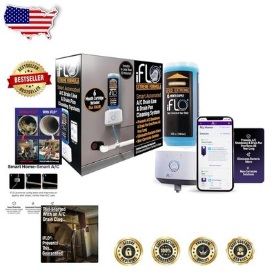 Automatic A/C Drain Line Cleaner: App Control, 6- Supply, Easy Install