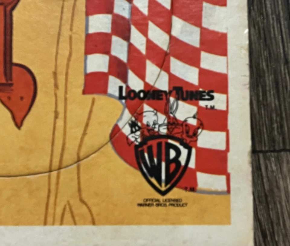 Rompecabezas con bandeja de marco Whitman 1979 Piolín y Silvestre Looney Tunes de colección Foto 4 de 4