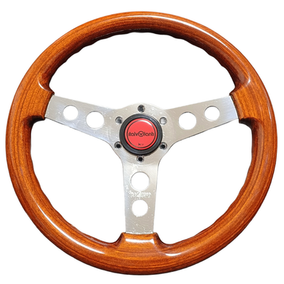 italvolanti Wood Steering Wheel 350mm Vintage JDM Classic Italy