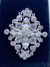 Rhinestone Crystal Style Wedding Bridesmaid Bridal Brooch