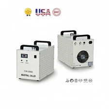 USA Laser Industrial Water Chiller CW-3000DG for CO2 Cutter Tubes Laser Engraver
