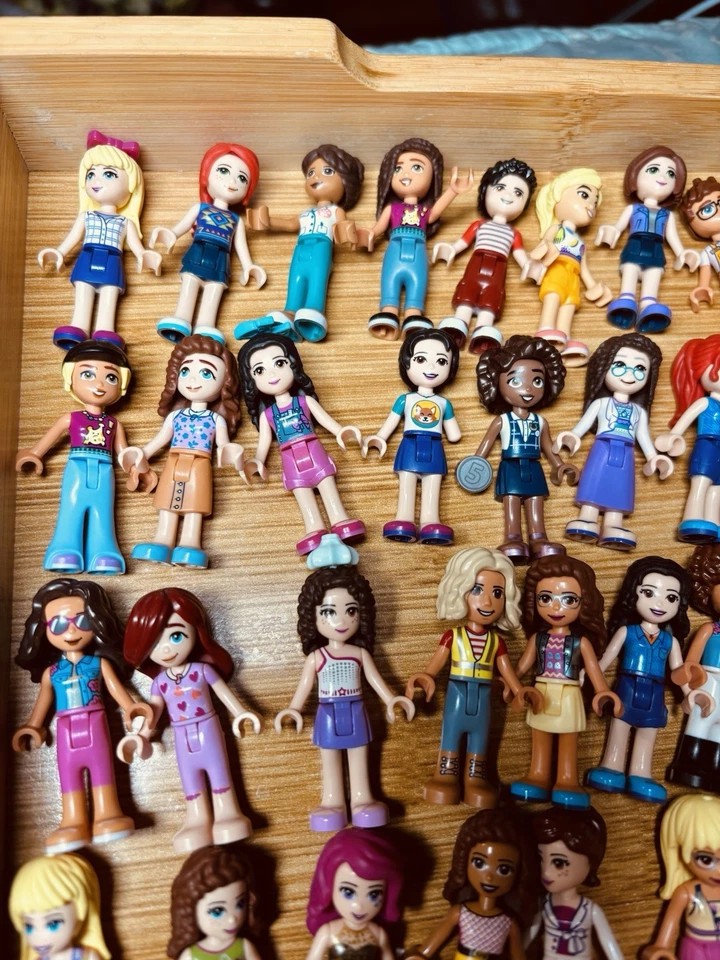 Lego Lot Of 45 Friends Minifigures Guys Girls Women Men They Them Boys Kids EUC - Image 4 of 4