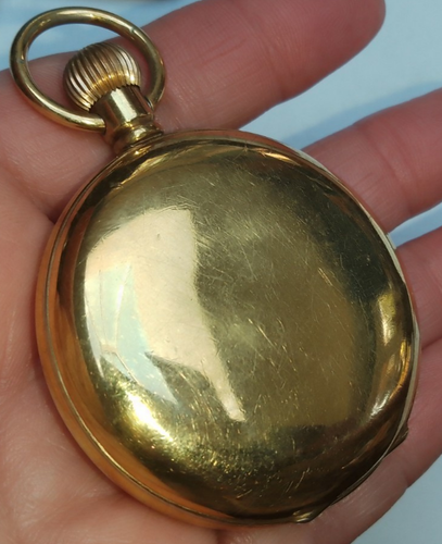 VERTEX Gold Plated Gents Swiss 15 Jewel lever Revue pocket watch running well - Picture 11 of 18
