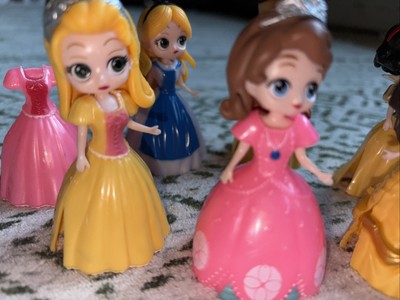 Disney Princess Magic Clip Dolls W/ Dresses. Lot of 6 | eBay