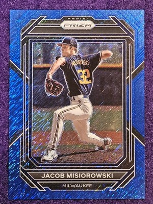 2023 Panini Prizm Baseball - Jacob Misiorowski - Blue Shimmer - #108 - 3/7