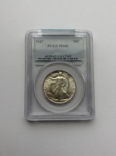 1947 Liberty Walking Half Dollar PCGS MS65 Silver 50C Uncirculated