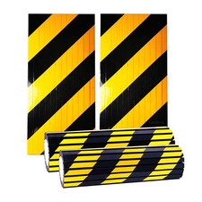 GWP06 Garage Wall Protector Foam Column Corner Guard - Reflective Edge Protec...