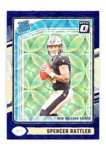 Spencer Rattler 2024 Donruss Optic #289 Rated Rookie Purple Scope RC