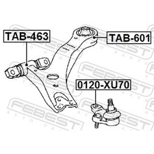 FEBEST Rotule De Suspension Avant Pour Toyota Highlander AXUH7 GSU7