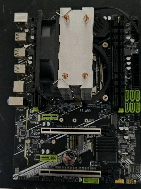 qiyida x99 Motherboard Kit Intel Xeon E5 2680 V4 With Cpu Cooler +