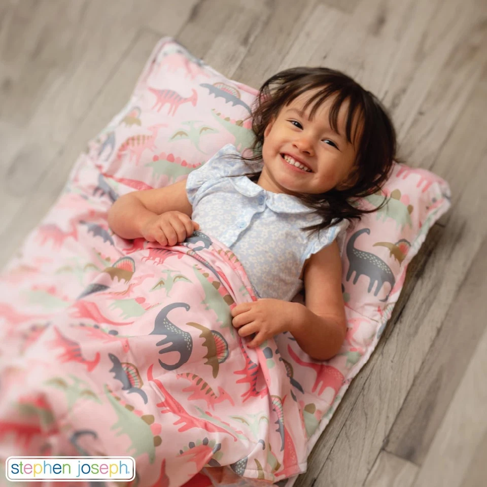 , Alfombra de siesta con estampado integral para niños pequeños con manta suave y almohada extraíble para B... Foto 2 de 4