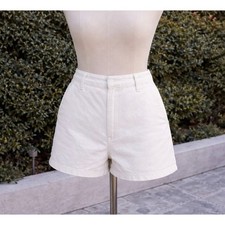 Vintage 1990s CK Calvin Klein Jeans White Shorts 6 Women s