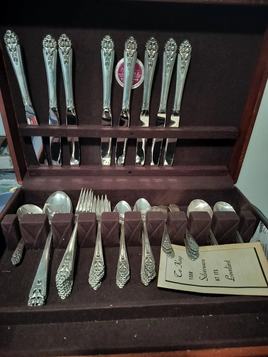 International Silver Antique US Sterling Silver Flatware-Sets for