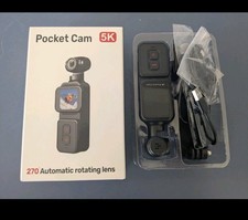 5K Pocket Body Vlogging Camera W/ Mic 128 GB 270