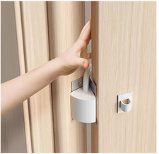 4PCS White Door Hinge Guards, Baby Proof Finger Protectors Anti-Pinch Stops