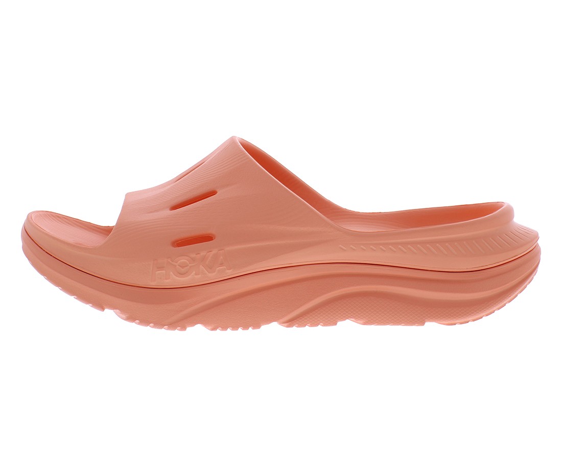 HOKA ORA Recovery Slide 3 Unisex Sandals Size 5, Color: Papaya thumbnail 3