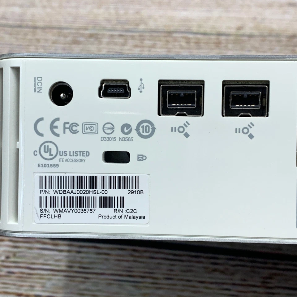 WD My Book Studio 2 TB External Hard Drive FireWire 800 USB 2.0 for Mac - Image 4 of 4