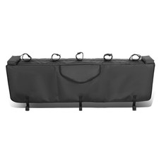 Waterproof 53"W Pickup Truck Bed Tailgate Crash Pad Protector Cover w/Bike Racks