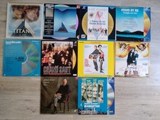 laserdisc lot 10 film titanic neuf mois chopin anges gardiens grand saut mozart