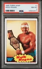 1985 Topps WWF Hulk Hogan #1 Yellow Background Rookie Card PSA 8 NM-MINT