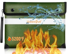 Fireproof Document Bag - 5200°F Heat Insulated Small Important Document Bags ...
