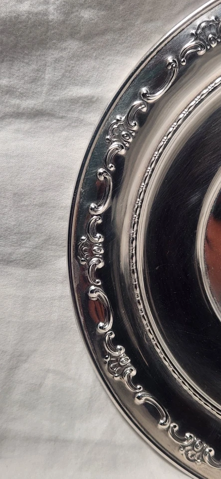 Plato de almuerzo de plata esterlina Strasbourg by Gorham #1122 3/8" x 8" 4,6 oz. Foto 3 de 4