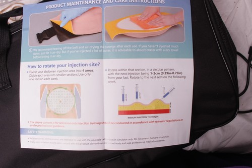 NEU Mededuquest tragbarer Bauch Bauch Injektion Trainer Modellsimulator - Bild 5 von 6